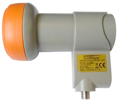 GoldMaster GM-111CX, single круговой Ku конвертер